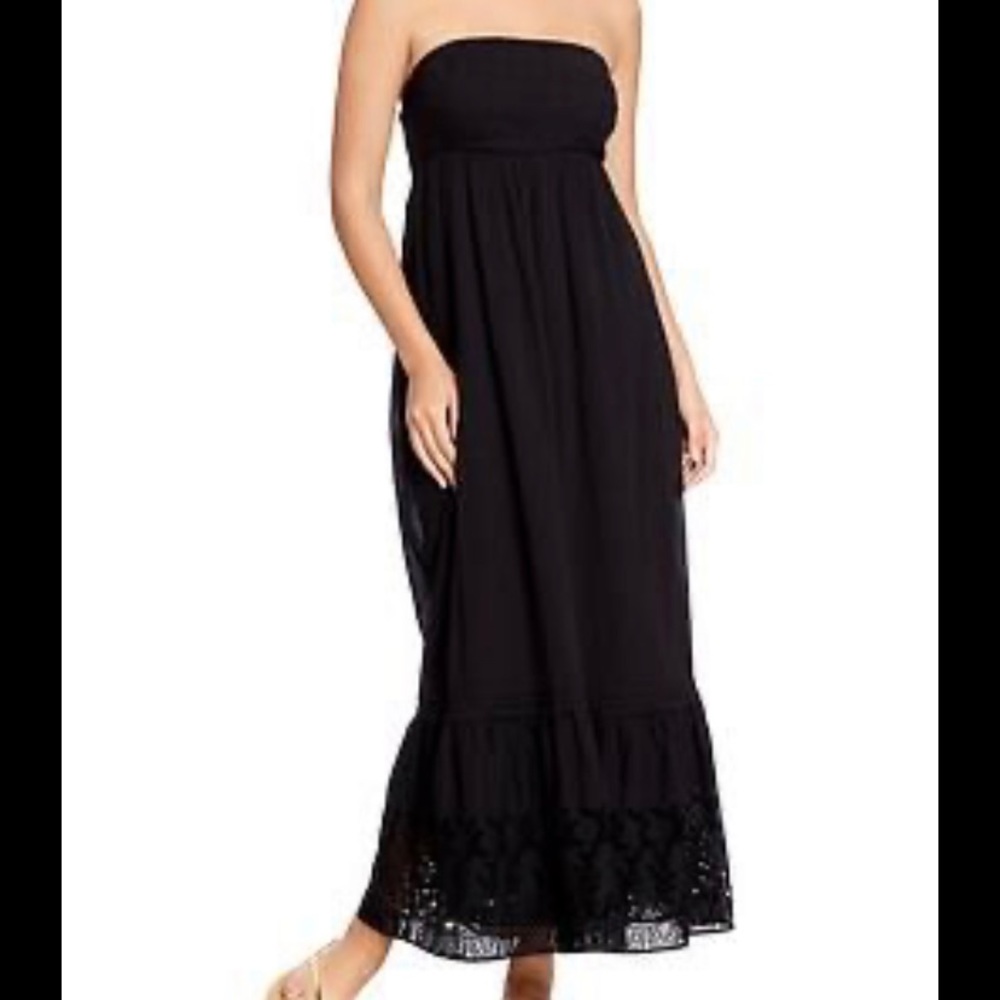 Tube dress / eyelet maxi dress